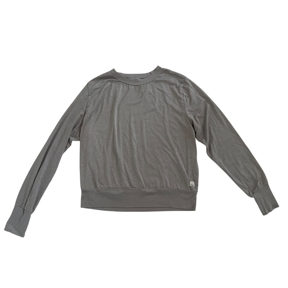 Vuori Daydream Crew in Light Heather Gray, Size Medium - Picture 2 of 6